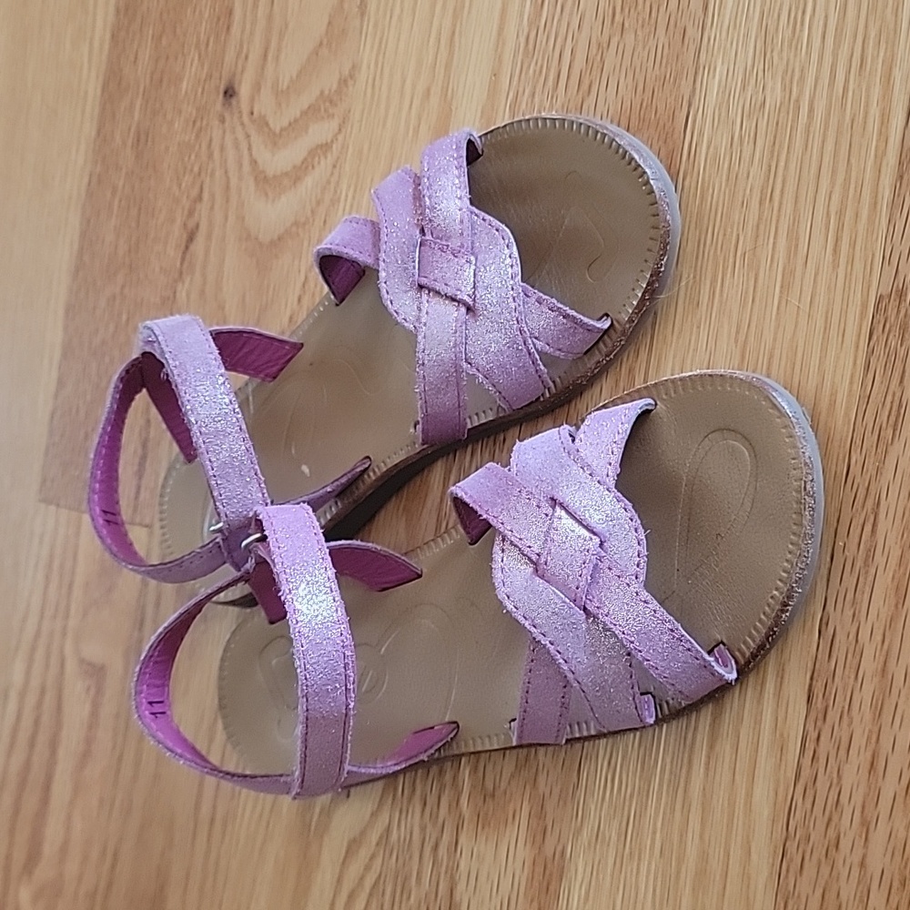 Joules Glitter Sparkle Shimmer Pink Sandals